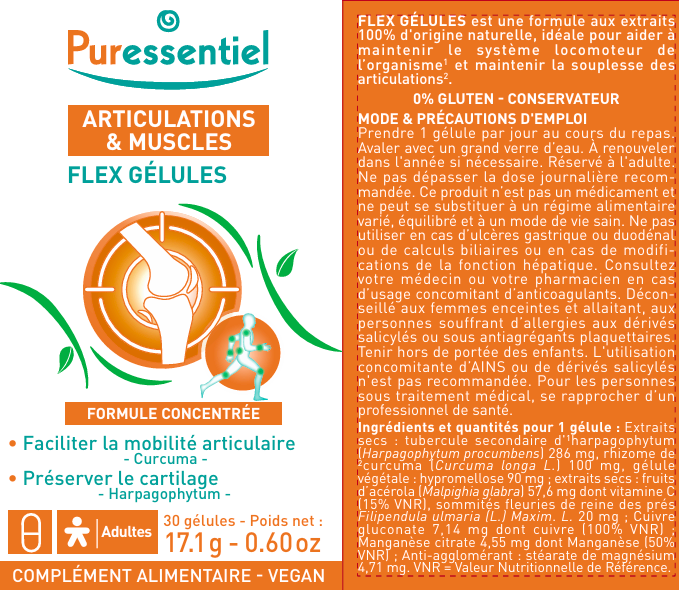 Puressentiel SOS Flex 30 gélules 