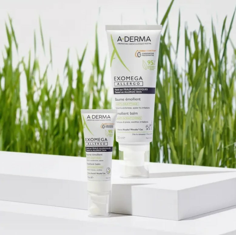 aderma-exomega-allergo-baume-emollient-anti-grattage-tube-200ml-eczema-atopique-produit-prix-web-avis-pharmacie-en-ligne-luxembourg-pharmaglobe.lu