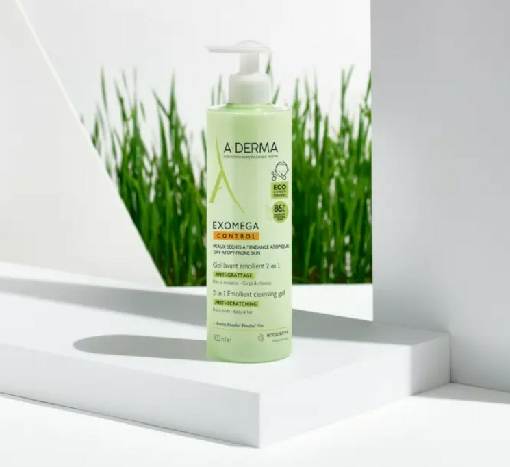 aderma-exomega-gel-lavant-emollient-2-en-1-anti-grattage-visage-corps-cheveux-flacon-pompe-500ml-produit-promo-vente-prix-web-avis-pharmacie-en-ligne-luxembourg-pharmaglobe.lu
