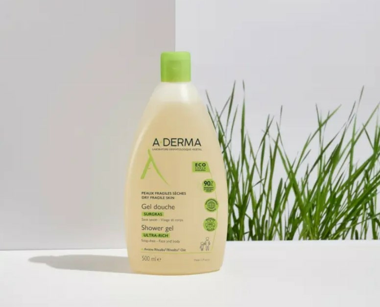 aderma-gel-douche-surgras-visage-corps-flacon-500ml-peaux-fragiles-seches-produit-promo-vente-prix-web-avis-pharmacie-en-ligne-luxembourg-pharmaglobe.lu