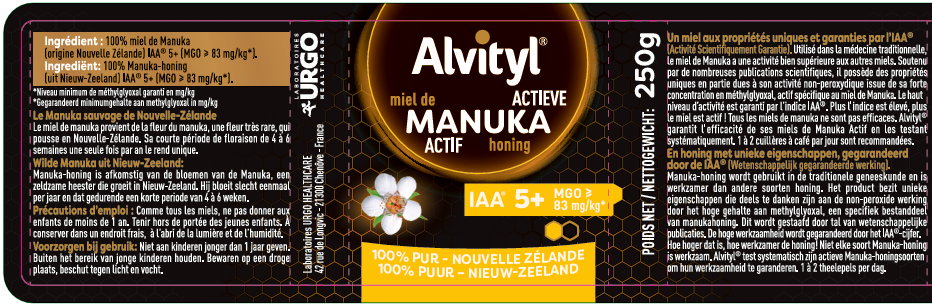 alvityl-miel-manuka-actif-iaa5-pot-250g-livraison-etiquette-pharmacie-en-ligne-meilleur-prix-luxembourg-kaufen-pharmaglobe