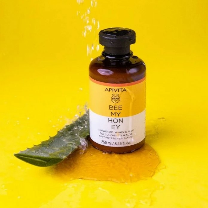 apivita-bee-my-honey-gel-douche-miel-aloe-flacon-250ml-origine-naturelle-produit-promo-vente-prix-web-avis-pharmacie-en-ligne-luxembourg-pharmaglobe.lu