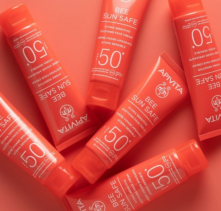 apivita-bee-sun-safe-creme-visage-apaisante-hydra-sensible-spf-50-50ml-promotion-achat-commande-prix-bas-parapharmacie