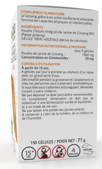 arkopharma-arkogelules-ginseng-bio-boite-150-gelules-livraison-etiquette-pharmacie-en-ligne-meilleur-prix-luxembourg-kaufen-pharmaglobe