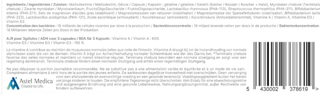 bactecal-ge-16-gelules-astel-medica-composition-pharmaglobe.lu