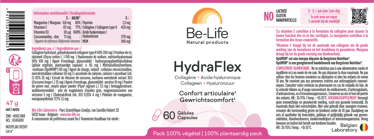 be-life-hydraflex-60-gelules-bio-life-collagene-acide-hyaluronique-livraison-etiquette-pharmacie-en-ligne-meilleur-prix-luxembourg-kaufen-pharmaglobe