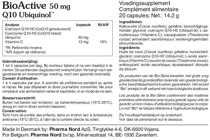 bioactive-q-10-50mg-boite-20-capsules-pharma-nord-livraison-etiquette-pharmacie-en-ligne-meilleur-prix-luxembourg-kaufen-pharmaglobe