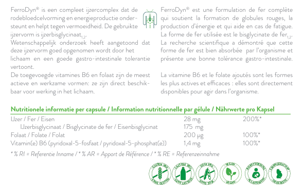 ferrodyn-90-gelules-gout-neutre-metagenics-comment-utiliser-pharmaglobe