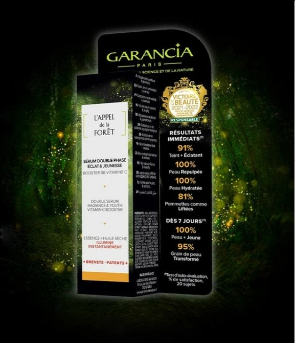 garancia-l-appel-foret-serum-double-phase-visage-flacon-8-ml-eclat-jeunesse-booster-vitamine-c-produit-description-prix-avis-pharmacie-en-ligne-luxembourg-pharmaglobe.lu