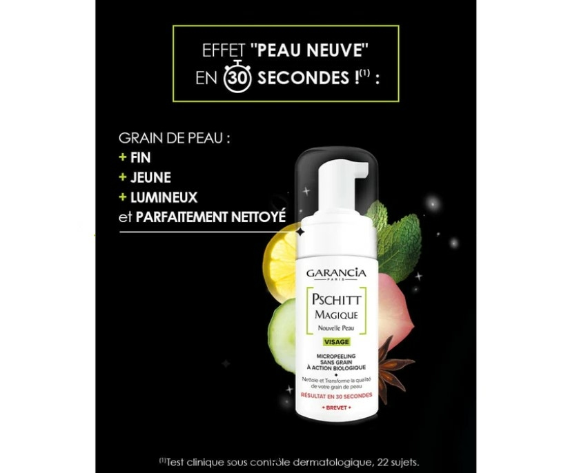 garancia-pschitt-magique-nouvelle-peau-visage-edition-speciale-flacon-pompe-150-ml-micropeeling-sans-grain-produit-description-pharmacie-en-ligne-luxembourg-pharmaglobe.lu