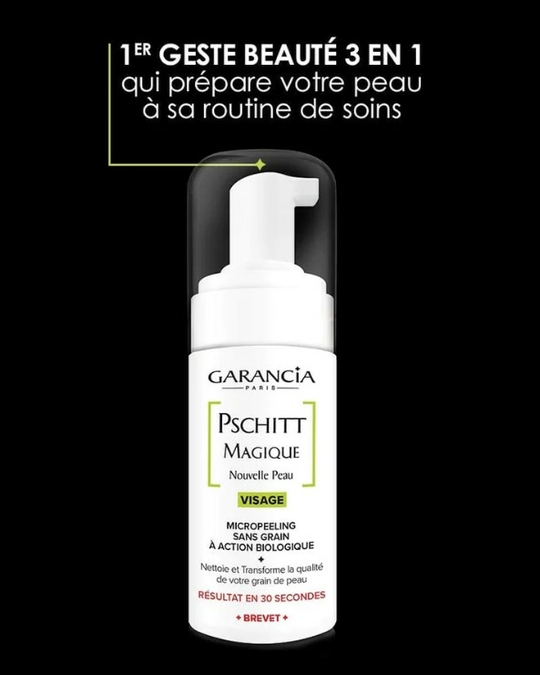 garancia-pschitt-magique-nouvelle-peau-visage-flacon-pompe-100-ml-micropeeling-sains-grain-produit-description-prix-avis-pharmacie-en-ligne-luxembourg-pharmaglobe.lu