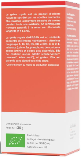 gelee-royale-bio-30000-mg-flacon-30g-aragan-livraison-etiquette-pharmacie-en-ligne-meilleur-prix-luxembourg-kaufen-pharmaglobe