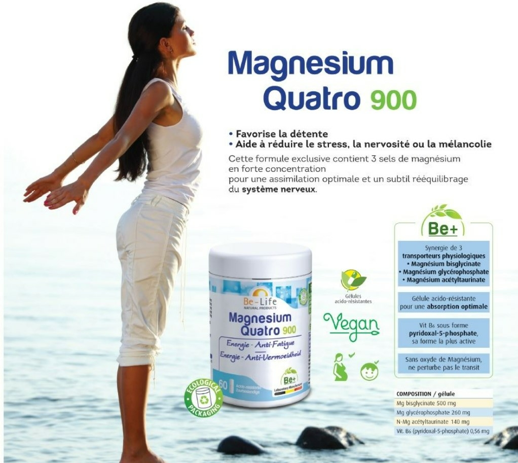 magnesium-quatro-900-90-gelules-be-life-bio-life-trois-sels-de-magnesium-produit-comment-utiliser-pharmacie-en-ligne-luxembourg-pharmaglobe.lu
