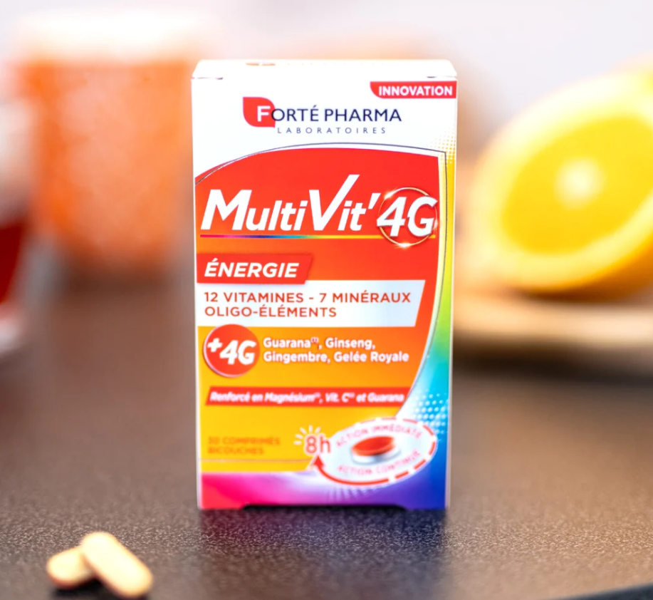 multivit4g-energie-60-comprimes-forte-pharma-vitamines-mineraux-guarana-ginseng-gingembre-gelee-royale-produit-promo-vente-prix-web-avis-pharmacie-en-ligne-luxembourg-pharmaglobe.lu
