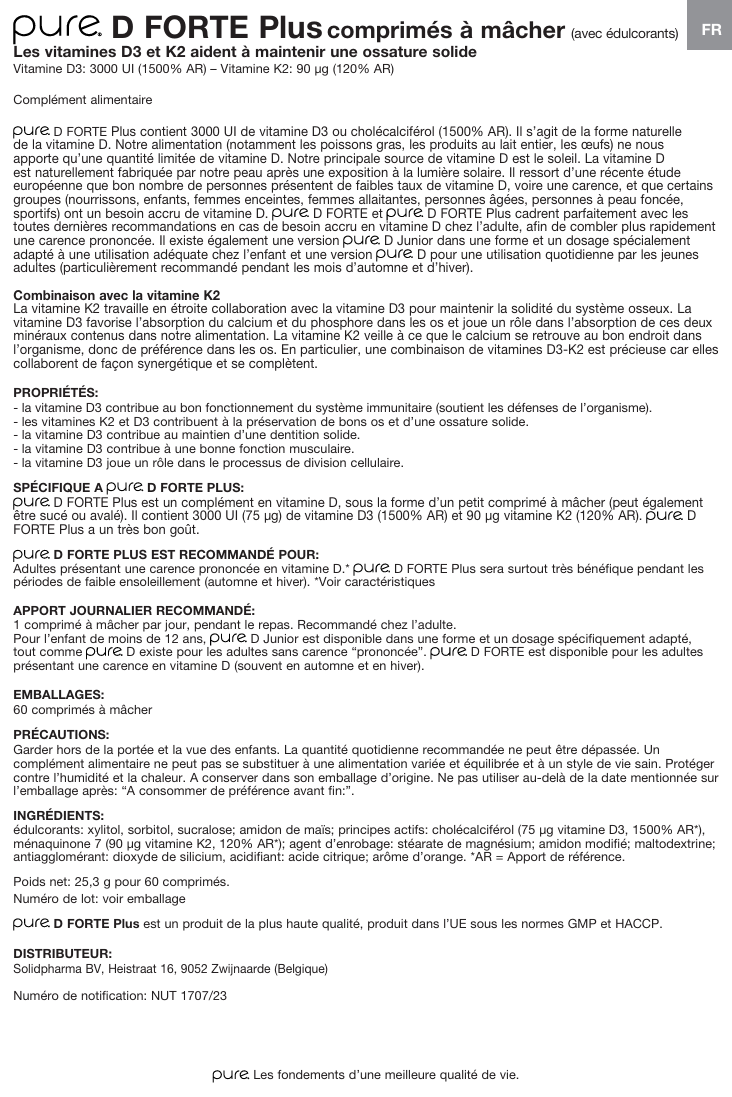 notice-leaflet-solidpharma-pure-forte-plus-60-comprimes-croquer-complement-alimentaire-pharmaglobe.lu