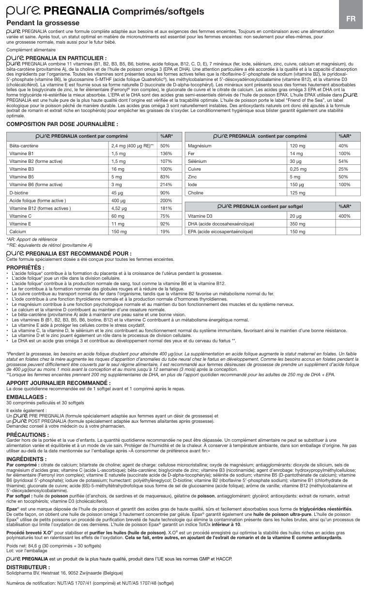 notice-leaflet-pure-pregnalia-complement-alimentaire-solidpharma-grossesse-pharmaglobe.lu