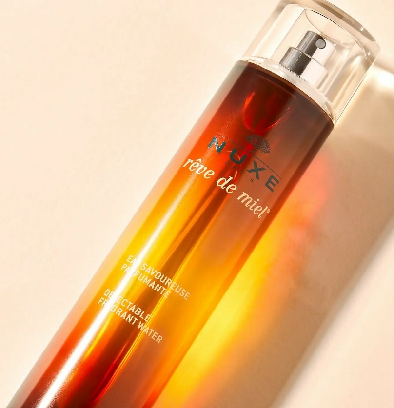 nuxe-gamme-reve-de-miel-eau-savoureuse-parfumante-vapo-cadeau-100-ml-flacon-pharmaglobe.lu