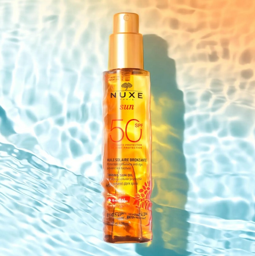 nuxe-sun-huile-solaire-bronzante-haute-protection-spf-50-visage-corps-flacon-150-ml-produit-description-prix-avis-pharmacie-en-ligne-luxembourg-pharmaglobe.lu