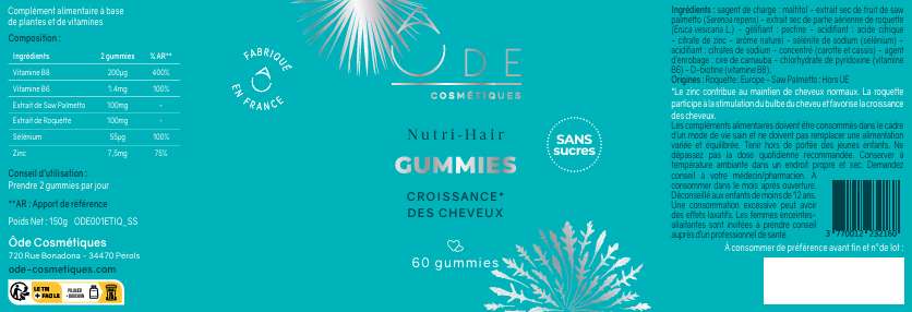 ode-cosmetiques-nutri-hair-gummies-croissance-cheveux-60-gummies-livraison-etiquette-pharmacie-en-ligne-luxembourg