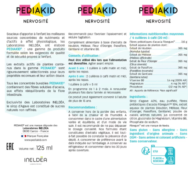 pediakid-nervosite-sirop-enfants-flacon-125ml-ineldea-livraison-etiquette-pharmacie-en-ligne-meilleur-prix-luxembourg-kaufen-pharmaglobe