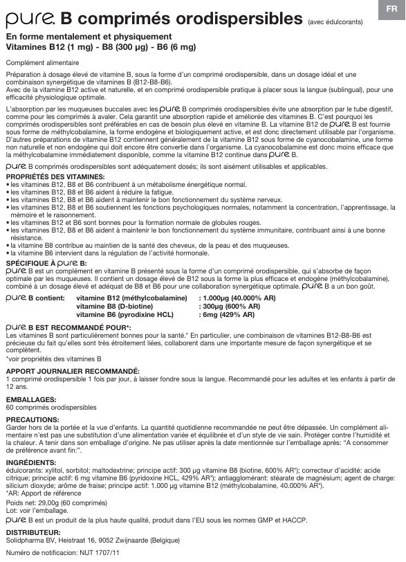 pure-b-60-comprimes-orodispersibles-gout-fraise-solidpharma-livraison-notice-pharmacie-en-ligne-meilleur-prix-luxembourg-kaufen-pharmaglobe