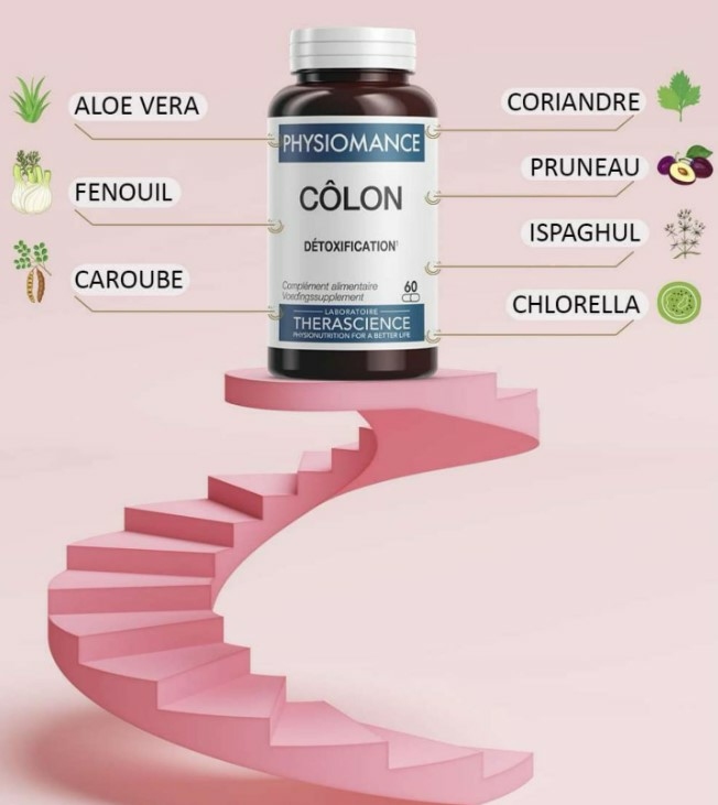 therascience-physiomance-colon-boite-60-gelules-detoxification-description-vente-prix-avis-pharmacie-en-ligne-luxembourg-pharmaglobe.lu