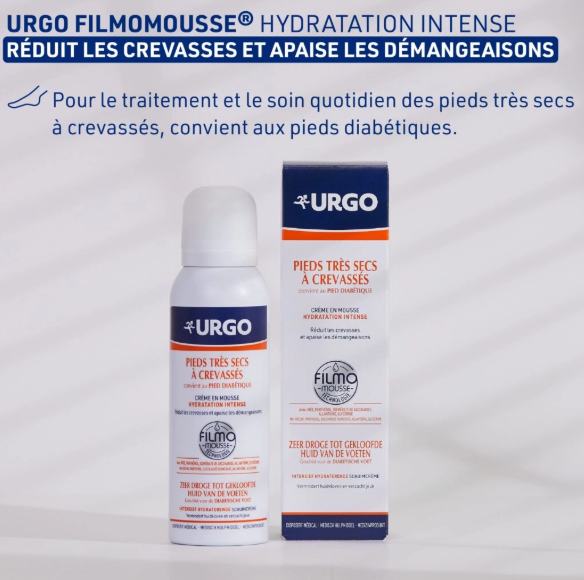 urgo-pieds-tres-secs-crevasses-filmomousse-flacon-aerosol-125ml-creme-mousse-hydratation-intense-en-ligne-meilleur-prix-luxembourg-kaufen-pharmaglobe