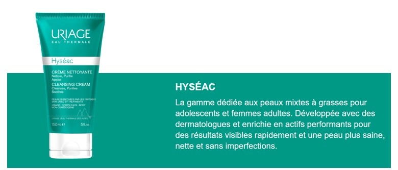uriage-hyseac-creme-nettoyante-purifiante-tube-150-ml-visage-peau-tendance-acneique-fragilisee-prix-produit-description-avis-pharmacie-en-ligne-luxembourg-pharmaglobe.lu
