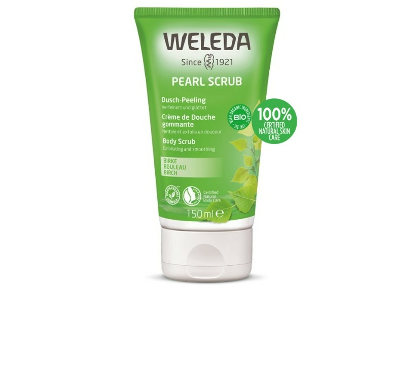 weleda-creme-de-douche-gommante-au-bouleau-tube-150-ml-fines-perles-cires-abeille-pharmacie-en-ligne-luxembourg-pharmaglobe.lu