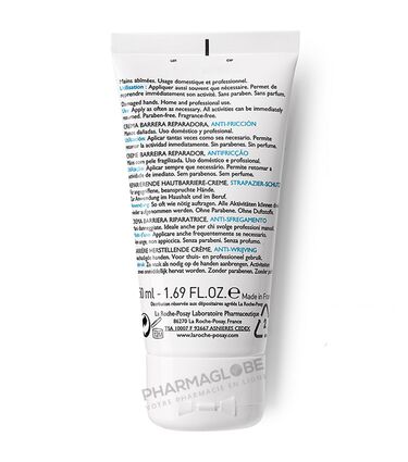 ROCHE-POSAY-CICAPLAST-CREME-MAINS-BARRIERE-50-ML-verso-pharmaglobe