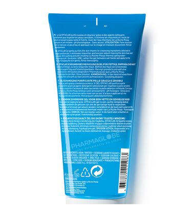 ROCHE-POSAY-EFFACLAR-GEL-MOUSSANT-200-ML-back-pharmaglobe