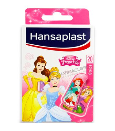 HANSAPLAST-MED-JUNIOR-PRINCESSES-20-STRIPS-pansement-enfants-fille-pharmaglobe.lu