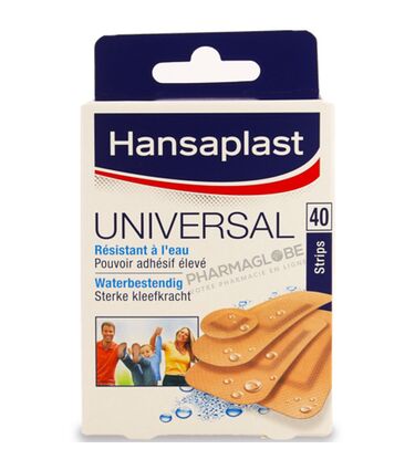 HANSAPLAST-MED-UNIVERSAL-40-STRIPS-pansement-resistant-a-l-eau-pharmaglobe.lu