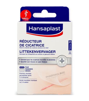 HANSAPLAST-MEDIUM-REDUCTEUR-CICATRICE-21-PATCHS-diminution-cicatrices-en-3-semaines-pharmaglobe.lu