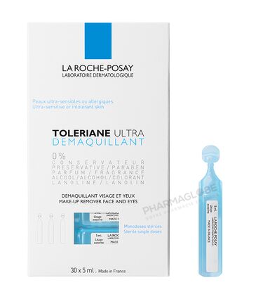 ROCHE-POSAY-TOLERIANE-ULTRA-DEMAQUILLANT-MD-30-5-ML-unidoses-pharmaglobe