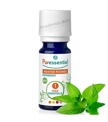 PURESSENTIEL-BIO-MENTHE-POIVREE-10-ML-huile-essentielle-flacon-pharmaglobe.lu