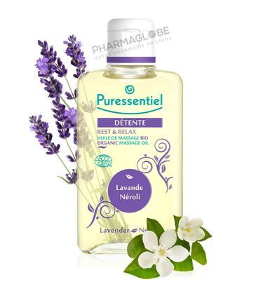 PURESSENTIEL-HUILE-MASSAGE-DETENTE-100-ML-aromatherapie-calme-tension-flacon-pharmaglobe.lu