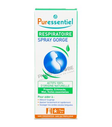Spray Gorge Puressentiel - 15 Ml, Adultes, Soulagement Gorge, Actifs Naturels