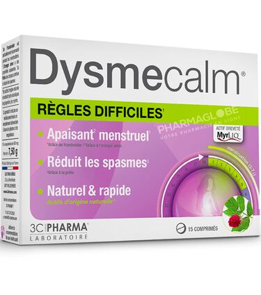 3-C-DYSMECALM-15-COMPRIMES-regles-difficiles-douleureuses-pharmaglobe.lu