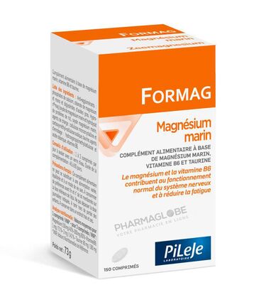 Formag Magnésium Marin 150 Comprimés PiLeJe | Pharmaglobe.lu