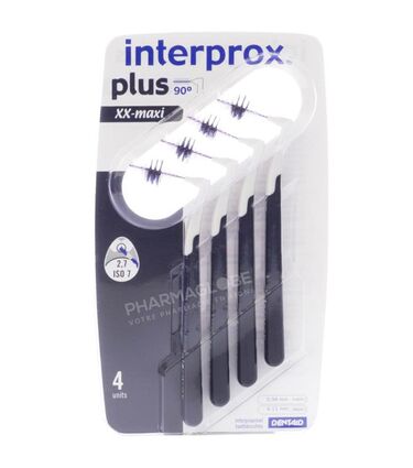 INTERPROX-plus-4-BROSSETTES-INTERDENTAIRES-XX-MAXI-espace-2.7-mm-ref-1070-hygiene-bucco-dentaire-pharmaglobe.lu