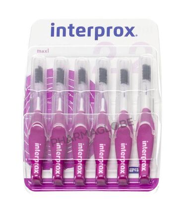 INTERPROX-PREMIUM-MAXI-6-MM-MAUVE-brossettes-interdentaires-par-6-espace-2.2-mm-hygiene-bucco-dentaire-pharmaglobe.lu
