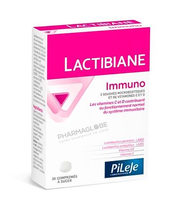 LACTIBIANE-IMMUNO-30-COMPRIMES-Pileje-immunite-pharmaglobe.lu