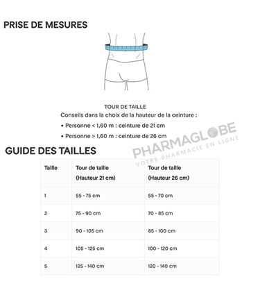 Taille best sale ceinture xl