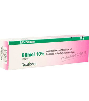 QUALIPHAR-BITHIOL-10-pour-cent-POMADE-22-G-maturative-antiseptique-pharmaglobe.lu