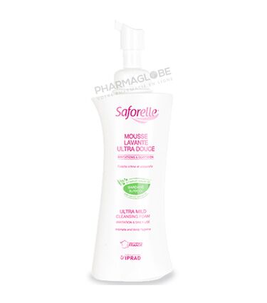 SAFORELLE-MOUSSE-LAVANTE-250-ML-hygiene-intime-quotidienne-et-iriitations-iprad-flacon-pharmaglobe.lu
