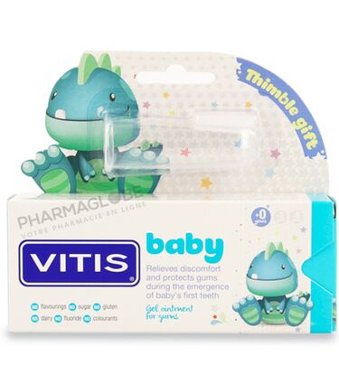 VITIS-BABY-GEL-30-ML-plus-Brosse-A-Dent-DE-DOIGT-dentaid-gel-baume-gencives-premieres-dents-boite-pharmaglobe.lu