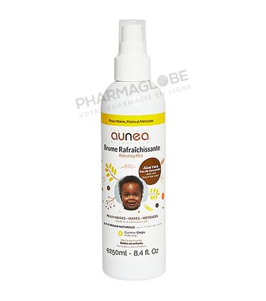 AUNEA-BRUME-RAFRAICHISSANTE-250-ML-parfume-hydrate-peau-bebe-enfant-pharmaglobe.lu