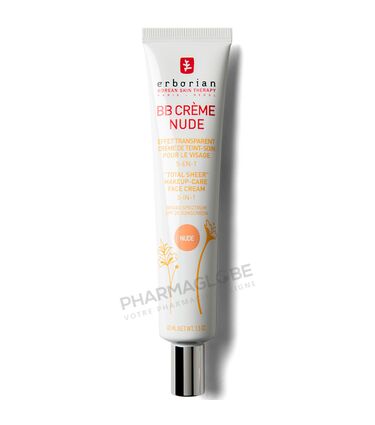 ERBORIAN-BB-CREME-NUDE-45-ML-creme-de-teint-et-soin-visgae-effet-transparent-unifie-camoufle-hydrate-matifie-pharmaglobe.lu