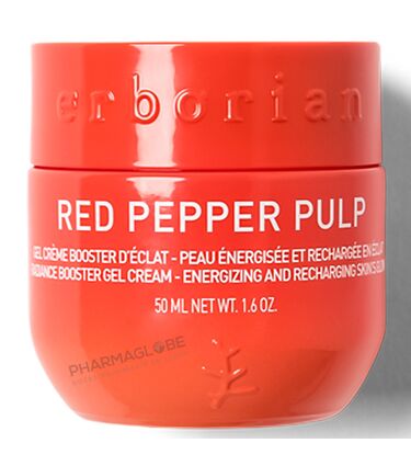 ERBORIAN-PEPPER-PULP-50-ML-gel-creme-booster-eclat-peau-energisee-eclat-red-pepper-pullp-pot-pharmaglobe.lu